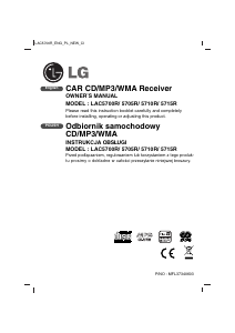 Bruksanvisning LG LAC5715R Bilradio