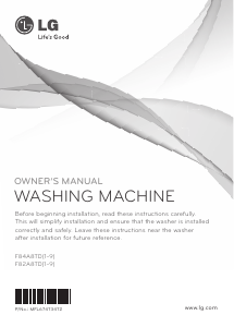 Manual LG F82A8TD Washing Machine