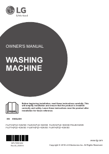 Manual LG F94J8VH2WD Washing Machine