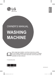 Manual LG F104A8JDH2N Washing Machine