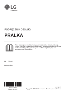 Instrukcja LG F2WV9S8P2A Pralka