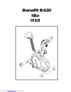Manual Benefit B420 Exercise Bike