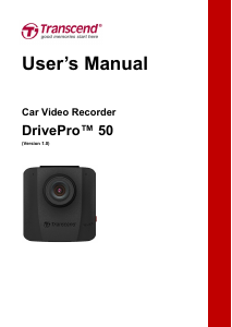 Handleiding Transcend DrivePro 50 Actiecamera