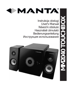 Manuál Manta MM2040 Touchbox Reproduktor