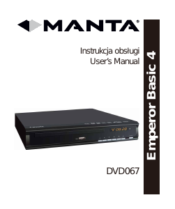 Manual Manta DVD-067 Emperor Basic 4 DVD Player