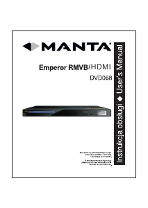 Bruksanvisning Manta DVD-068 Emperor RMVB DVD spelare