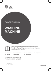 Manual LG F2J6WY1W Washing Machine