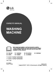 Handleiding LG F4J5VY4W Wasmachine