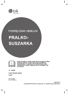 Instrukcja LG F4J6TG0W Pralka