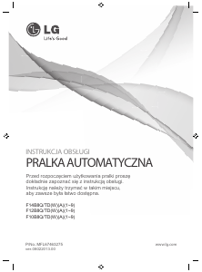 Instrukcja LG F10B8TD1 Pralka