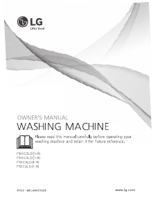 Manual LG F10C3LD Washing Machine
