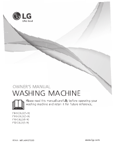 Manual LG F50C3LD Washing Machine