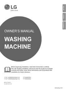 Manual LG F72A8HDN2 Washing Machine
