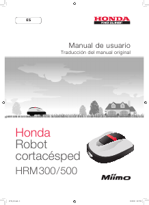 Manual de uso Honda HRM300 Miimo Cortacésped