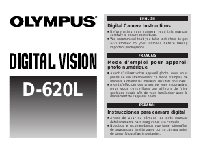 Mode d’emploi Olympus D-620L Appareil photo numérique