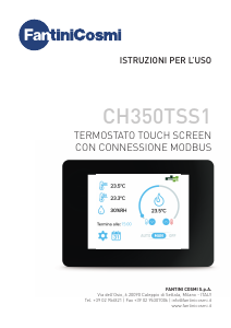 Manuale Fantini Cosmi CH350TSS1 Termostato