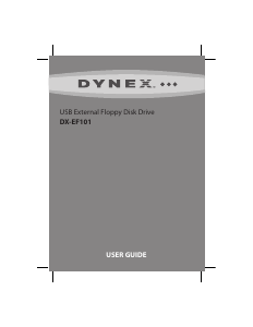 Manual Dynex DX-EF101 Floppy Drive