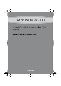 Bruksanvisning Dynex DX-D7PDVD DVD spelare