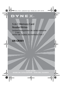 Handleiding Dynex DX-CR501 Kaartlezer