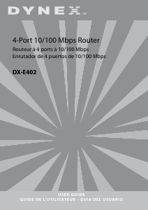 Manual Dynex DX-E402 Router