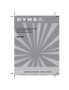 Manual Dynex DX-E401 Router