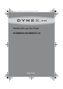 Handleiding Dynex DX-WBRDVD1-CA Blu-ray speler