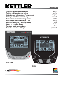 Handleiding Kettler Elyx 3 Crosstrainer