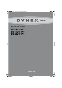 Handleiding Dynex DX-19L150A11 LCD televisie