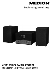 Bedienungsanleitung Medion LIFE E64014 (MD 43081) Stereoanlage