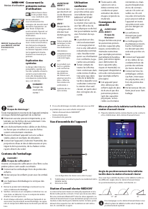 Mode d’emploi Medion E1070X (MD 61763) Clavier