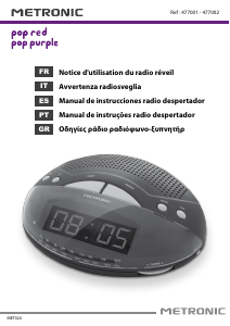 Mode d’emploi Metronic 477002 Radio-réveil