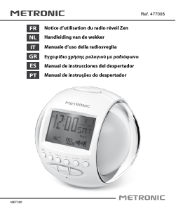 Manual Metronic 477008 Rádio relógio