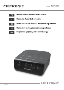 Manuale Metronic 477011 Radiosveglia