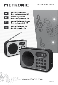 Manual Metronic 477221 Rádio