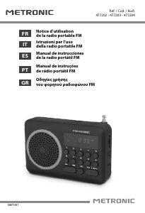 Manual Metronic 477203 Rádio