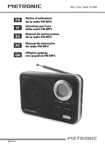 Manual Metronic 477209 Rádio