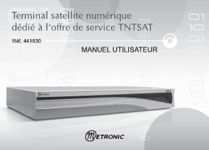 Mode d’emploi Metronic 441630 Récepteur numérique