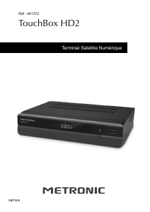 Mode d’emploi Metronic 441372 TouchBox HD2 Récepteur numérique