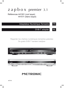 Handleiding Metronic 441511 Zapbox Premier 3.1 Digitale ontvanger