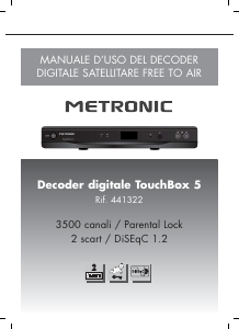Hướng dẫn sử dụng Metronic 441322 TouchBox 5 Bộ thu kỹ thuật số
