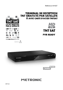 Mode d’emploi Metronic 441637 Récepteur numérique