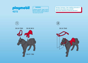 Manual de uso Playmobil set 4272 Romans Romano a caballo