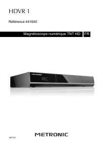 Mode d’emploi Metronic 441640 HDVR 1 Récepteur numérique