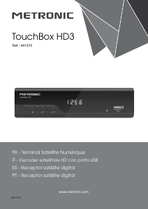 Manual Metronic 441374 TouchBox HD3 Receptor digital