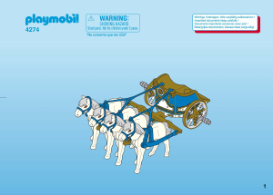 Kullanım kılavuzu Playmobil set 4274 Romans Savaş arabası