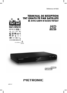 Mode d’emploi Metronic 441636 Récepteur numérique