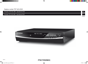 Manual de uso Metronic 476030 Zapbox Combo Reproductor DVD