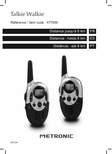 Mode d’emploi Metronic 477600 Talkie-walkie