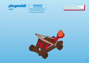 Manuale Playmobil set 4278 Romans Catapulta