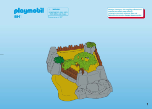 Manual de uso Playmobil set 5841 Romans Campamento